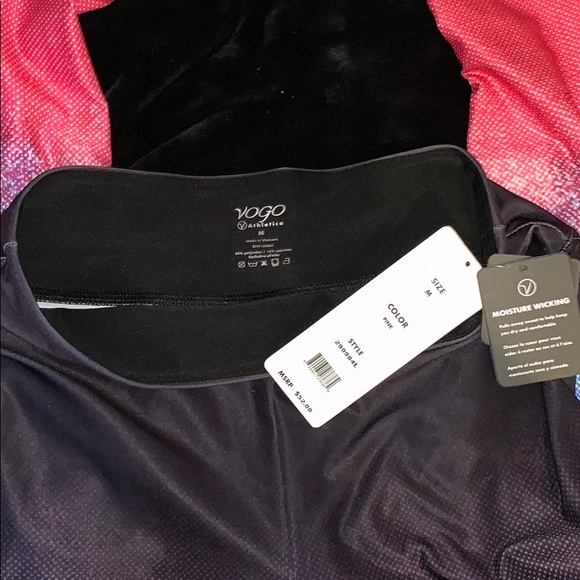 VOGO Grey Pink Legging - Picture 3 of 6